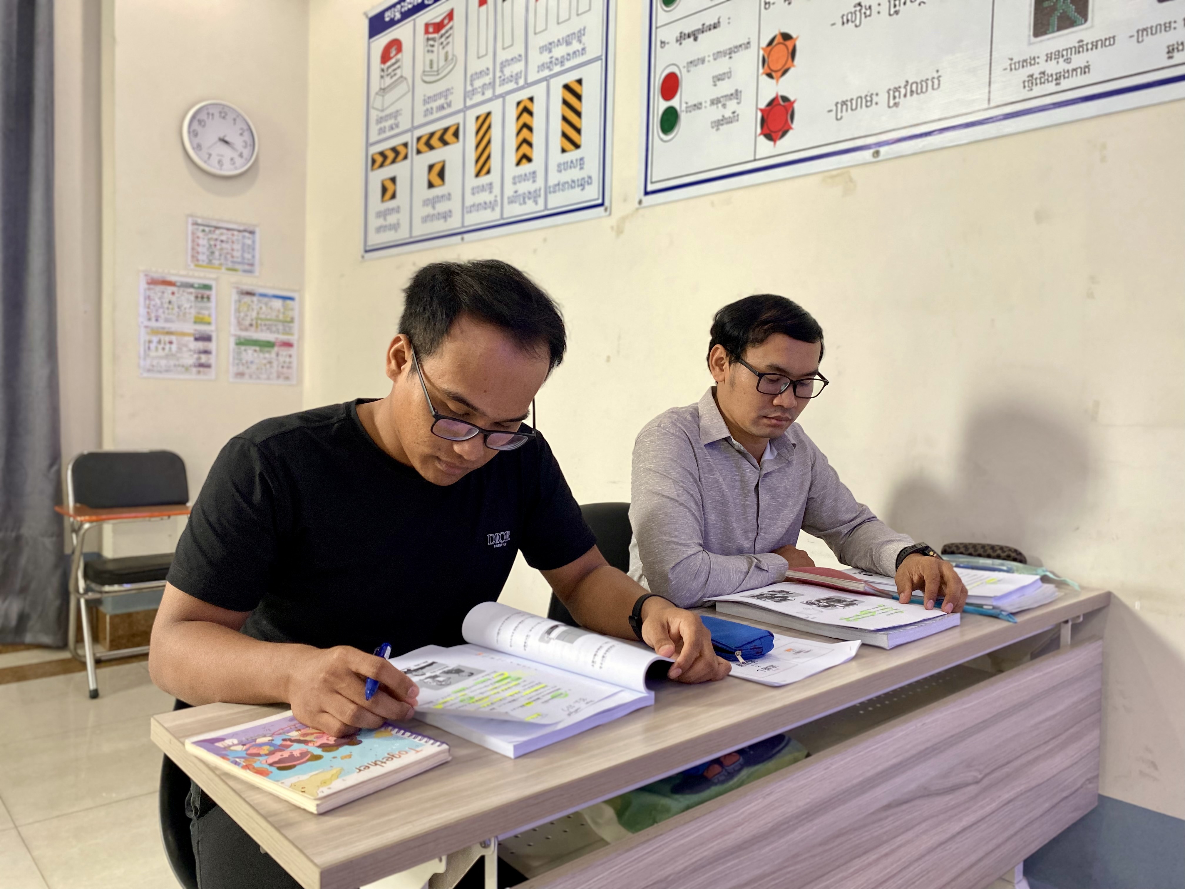 現地教育(運転・評価試験・日本語)